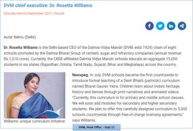 DVM chief executive: Dr. Rosetta Williams